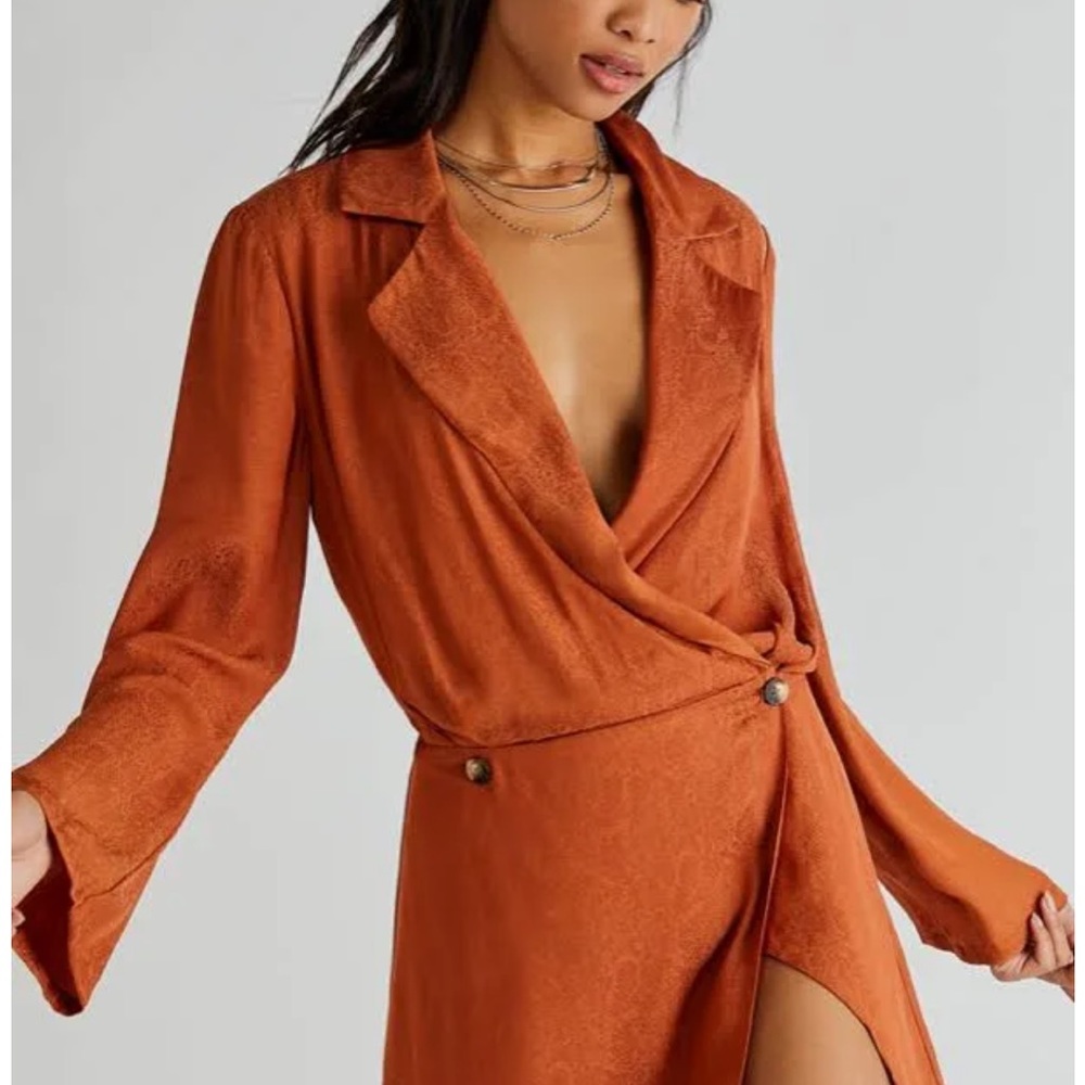Free People Simone Dress in Cinnaber